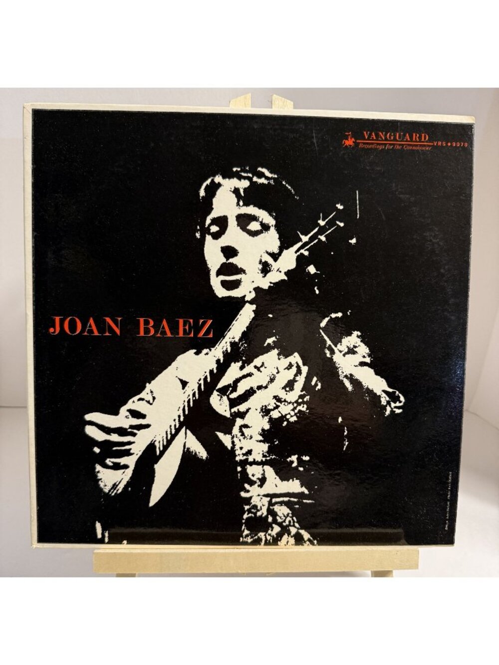 Joan Baez VRS-9078 Early (1960) 1A/1A Vanguard LP VG+ EX Play Tested Folk